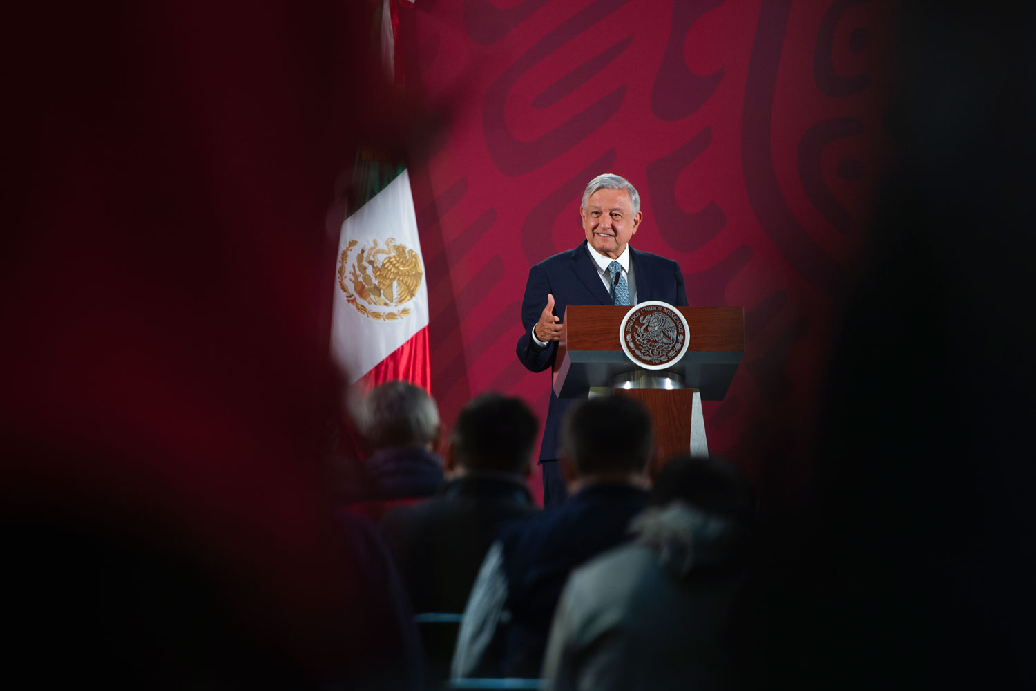 Amid growing coronavirus threat, Mexico’s president says he’s putting trust in good-luck charms