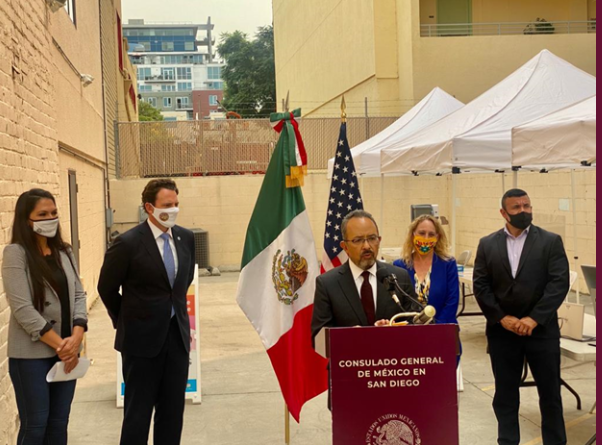 El condado de San Diego y el Consulado General de México en San Diego se asocian para ofrecer acceso a pruebas covid-19 para latinos en San Diego