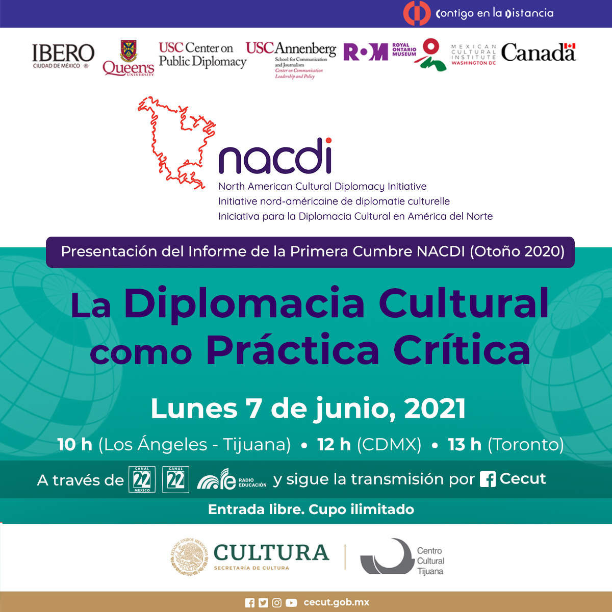 Primer reporte de resultados de la Cumbre de Diplomacia Cultural 2020